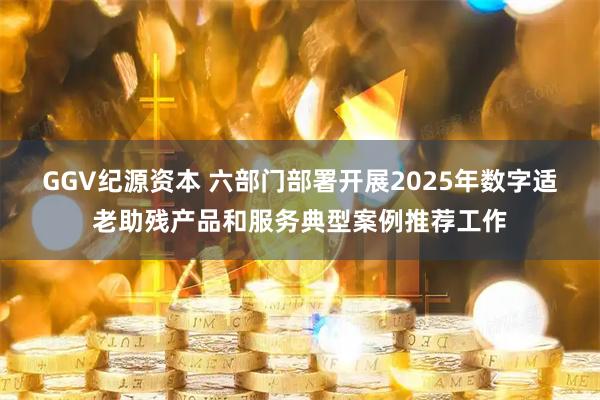 GGV纪源资本 六部门部署开展2025年数字适老助残产品和服务典型案例推荐工作