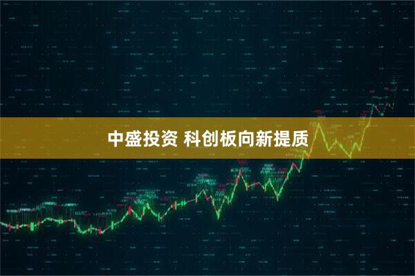 中盛投资 科创板向新提质